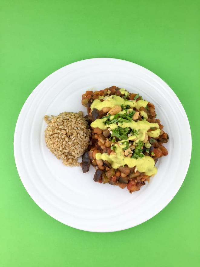 Eggplant and Chickpea Stew