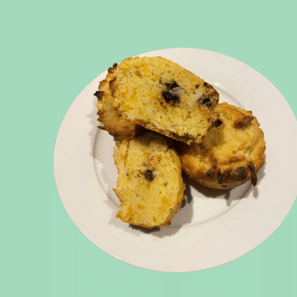 Orange, Coconut and Choc Chip Cup Cakes