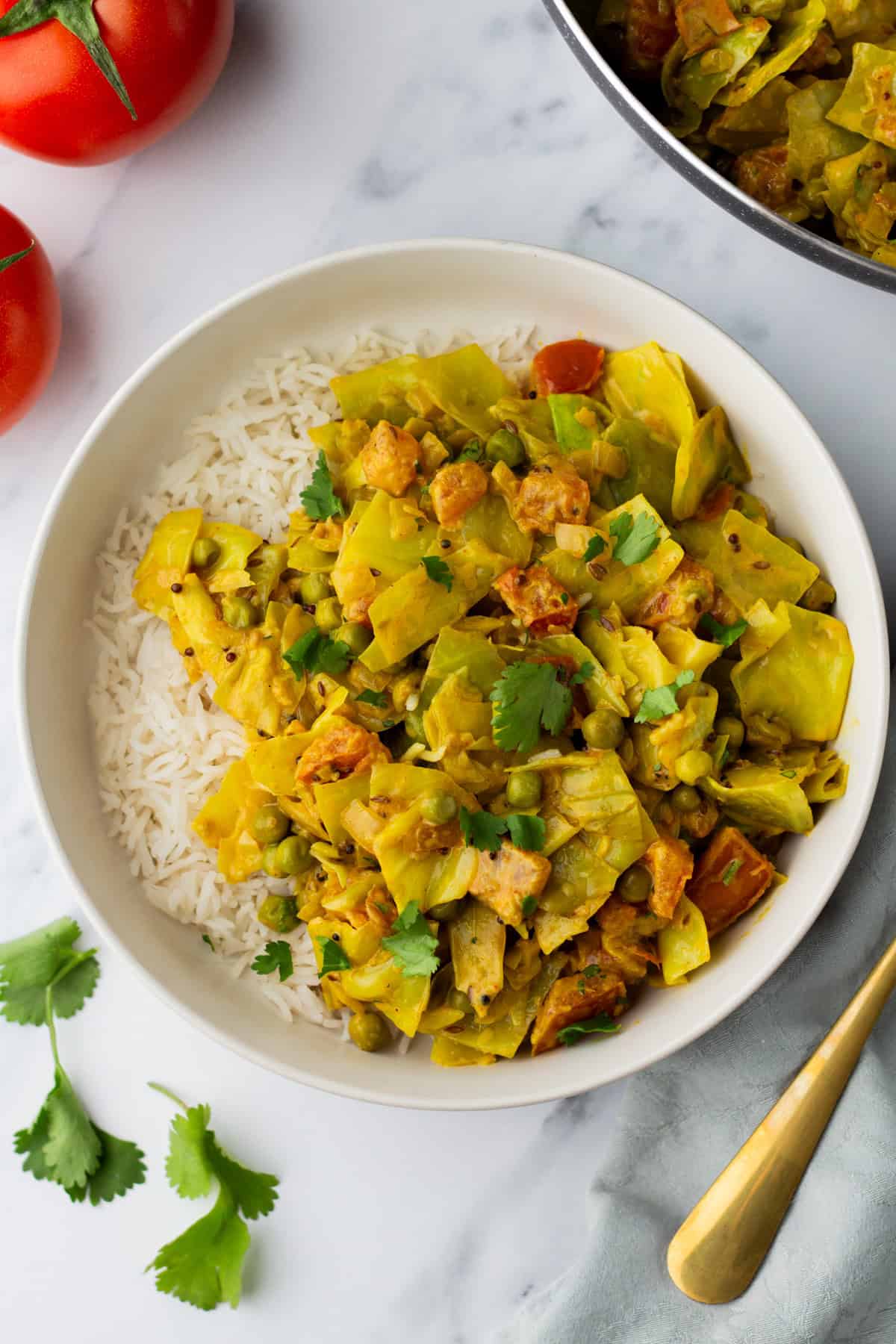Indian Cabbage Curry